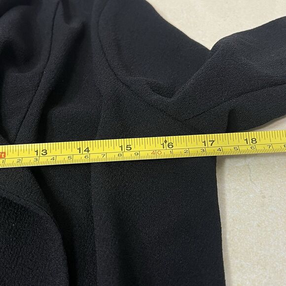 ARITZIA Wilfred Chevalier Open Front Blazer Jacket Black Old Money Size 0 - Picture 6 of 8